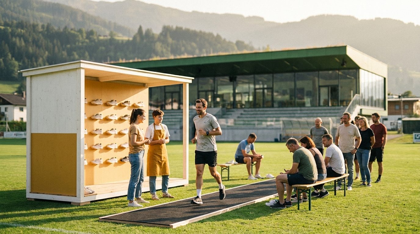 Laufschuh-Stand